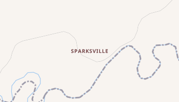 Sparksville, Indiana map