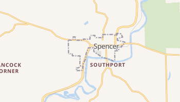 Spencer, Indiana map