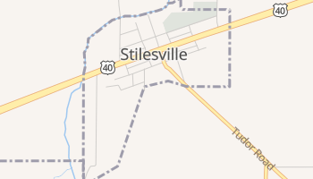 Stilesville, Indiana map