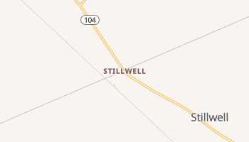 Stillwell, Indiana map