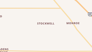 Stockwell, Indiana map