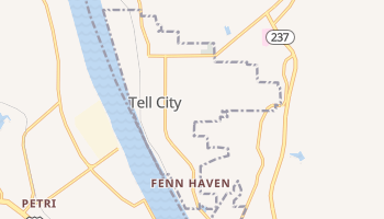 Tell City, Indiana map