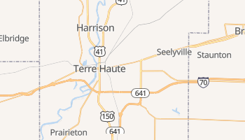 Terre Haute, Indiana map