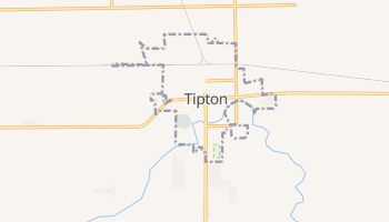 Tipton, Indiana map