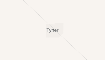 Tyner, Indiana map