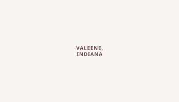 Valeene, Indiana map