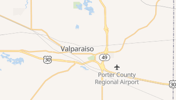 Valparaiso, Indiana map