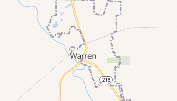 Warren, Indiana map