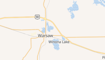 Warsaw, Indiana map