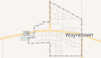 Waynetown, Indiana map