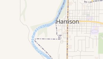 West Harrison, Indiana map