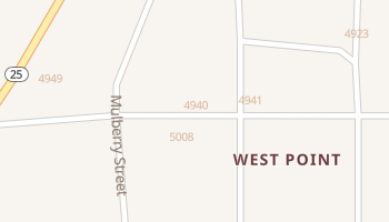 Westpoint, Indiana map