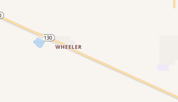 Wheeler, Indiana map
