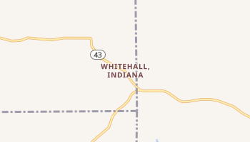 Whitehall, Indiana map