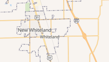 Whiteland, Indiana map