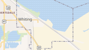 Whiting, Indiana map