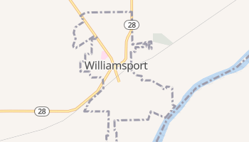 Williamsport, Indiana map
