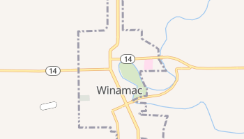 Winamac, Indiana map
