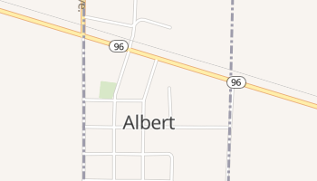 Albert, Kansas map