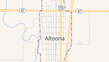 Altoona, Kansas map