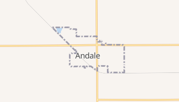 Andale, Kansas map
