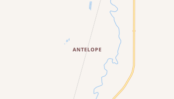 Antelope, Kansas map