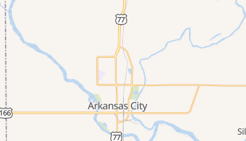 Arkansas City, Kansas map