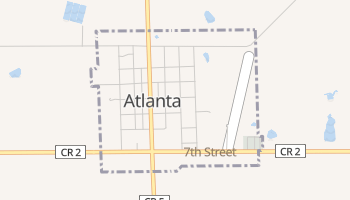 Atlanta, Kansas map