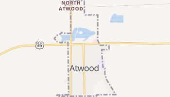 Atwood, Kansas map