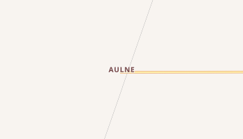 Aulne, Kansas map