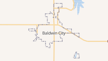 Baldwin City, Kansas map