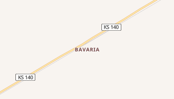 Bavaria, Kansas map