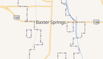 Baxter Springs, Kansas map