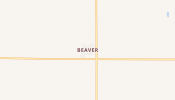 Beaver, Kansas map