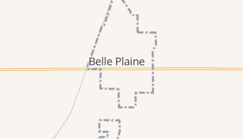 Belle Plaine, Kansas map