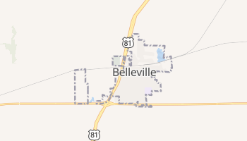 Belleville, Kansas map