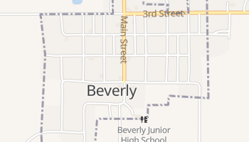 Beverly, Kansas map