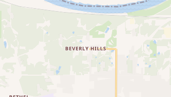 Beverly Hills, Kansas map