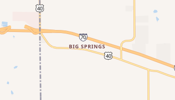 Big Springs, Kansas map