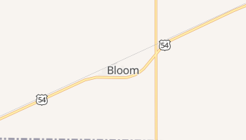 Bloom, Kansas map