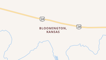Bloomington, Kansas map