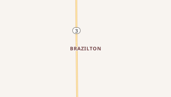 Brazilton, Kansas map