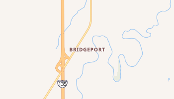 Bridgeport, Kansas map