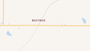 Bucyrus, Kansas map