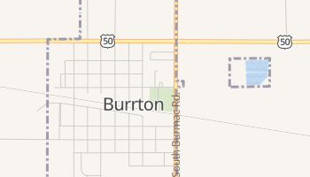 Burrton, Kansas map