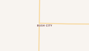 Bush City, Kansas map