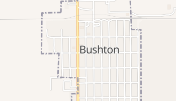Bushton, Kansas map