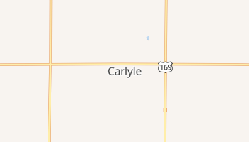 Carlyle, Kansas map