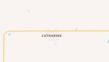 Catharine, Kansas map