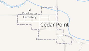 Cedar Point, Kansas map